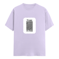 Classic Crew T-Shirt | Men's Regular Fit | 180 GSM Bio-Washed Cotton | DTG Print Ready | Double-Stitched & Ribbed Neck | Personalized | DTG | Typographic | Design | Everyday | Confident - front - Lavender - mockup 1
