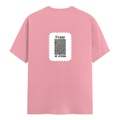 Classic Crew T-Shirt | Men's Regular Fit | 180 GSM Bio-Washed Cotton | DTG Print Ready | Double-Stitched & Ribbed Neck | Personalized | DTG | Typographic | Design | Everyday | Confident - back - Flamingo - mockup 2