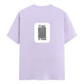 Classic Crew T-Shirt | Men's Regular Fit | 180 GSM Bio-Washed Cotton | DTG Print Ready | Double-Stitched & Ribbed Neck | Personalized | DTG | Typographic | Design | Everyday | Confident - back - Lavender - mockup 2
