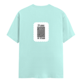 Classic Crew T-Shirt | Men's Regular Fit | 180 GSM Bio-Washed Cotton | DTG Print Ready | Double-Stitched & Ribbed Neck | Personalized | DTG | Typographic | Design | Everyday | Confident - back - Mint - mockup 2