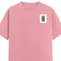 Classic Crew T-Shirt | Men's Regular Fit | 180 GSM Bio-Washed Cotton | DTG Print Ready | Double-Stitched & Ribbed Neck | Personalized | DTG | Typographic | Design | Everyday | Confident - left pocket - Flamingo - mockup 3