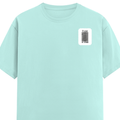 Classic Crew T-Shirt | Men's Regular Fit | 180 GSM Bio-Washed Cotton | DTG Print Ready | Double-Stitched & Ribbed Neck | Personalized | DTG | Typographic | Design | Everyday | Confident - left pocket - Mint - mockup 3