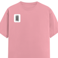 Classic Crew T-Shirt | Men's Regular Fit | 180 GSM Bio-Washed Cotton | DTG Print Ready | Double-Stitched & Ribbed Neck | Personalized | DTG | Typographic | Design | Everyday | Confident - right pocket - Flamingo - mockup 4