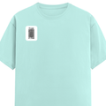 Classic Crew T-Shirt | Men's Regular Fit | 180 GSM Bio-Washed Cotton | DTG Print Ready | Double-Stitched & Ribbed Neck | Personalized | DTG | Typographic | Design | Everyday | Confident - right pocket - Mint - mockup 4