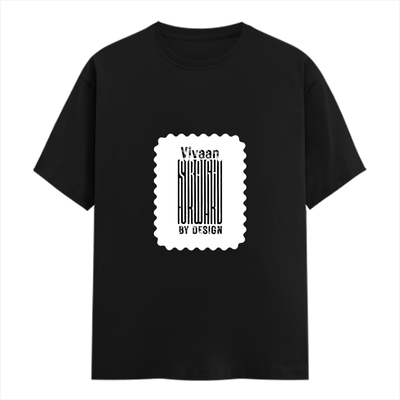 Female Classic Crew T-Shirt | Women's Regular Fit | 180 GSM Bio-Washed Cotton | Double Stitched, Pre-Shrunk | Personalized | DTG | Typographic | Design | Everyday | Confident - front - Black - mockup 1