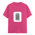 Female Classic Crew T-Shirt | Women's Regular Fit | 180 GSM Bio-Washed Cotton | Double Stitched, Pre-Shrunk | Personalized | DTG | Typographic | Design | Everyday | Confident - front - Pink - mockup 1
