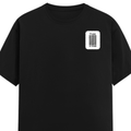 Female Classic Crew T-Shirt | Women's Regular Fit | 180 GSM Bio-Washed Cotton | Double Stitched, Pre-Shrunk | Personalized | DTG | Typographic | Design | Everyday | Confident - left pocket - Black - mockup 3