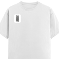 Female Classic Crew T-Shirt | Women's Regular Fit | 180 GSM Bio-Washed Cotton | Double Stitched, Pre-Shrunk | Personalized | DTG | Typographic | Design | Everyday | Confident - right pocket - White - mockup 4