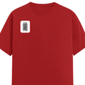 Men's Classic Crew T-Shirt | Regular Fit | 180 GSM Bio-Washed Cotton | DTF Print Ready | Pre-Shrunk, Durable | Personalized | DTF | Typographic | Design | Everyday | Confident - right pocket - Red - mockup 4