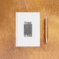 NotePad | A5 Size | Digital Print | 120 Pages | Unisex | Personalized | Typographic | Design | Everyday | Confident - front_2 - White - mockup 3