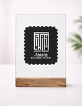 Acrylic Photo Frame | 5x7 Tabletop Display | UV Printed Acrylic & Wood Stand | Personalized Gift & Home Decor | Personalized | Modern | Leadership | Confidence | Everyday | Calm - front_1 - mockup 2