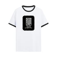 Ringer T-shirt | Unisex Regular Fit | 100% Cotton DTF/DTG | Contrast Rib Neck Bio Washed Pre-Shrunk | Adults | Personalized | DTF | Modern | Leadership | Confidence | Everyday | Calm