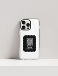 Hard Clear Case | iPhone | TPU Sides & PC Back | Detachable Camera Protector, Scratch-Proof | Unisex | Personalized | Modern | Leadership | Confidence | Everyday | Calm - front_15 Pro - 15 Pro - mockup 10