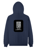 Pullover Hoodie (Dtf) | Hoodies & Jackets | DTF, DTG | Him, Her, Unisex | Personalized | DTF | Modern | Leadership | Confidence | Everyday | Calm - back - Navy Blue - mockup 2
