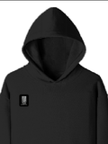Pullover Hoodie (Dtf) | Hoodies & Jackets | DTF, DTG | Him, Her, Unisex | Personalized | DTF | Modern | Leadership | Confidence | Everyday | Calm - right pocket - Black - mockup 4