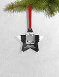 Christmas Ornaments | 3x3-inch | Acrylic UV Printed | Lightweight, Waterproof, Fade-Proof, Satin Ribbon | Unisex Adult | Personalized | Modern | Leadership | Confidence | Everyday | Calm - front_Star - Star - mockup 2