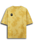 Tie Dye Oversized T-Shirt | Unisex Relaxed Fit | 260 GSM Cotton Blend | Pre-Shrunk, Bio-Washed, Drop Shoulder | Adult | Personalized | DTF | Modern | Leadership | Confidence | Everyday | Calm - right pocket - mockup 4