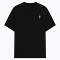 Basic T-Shirt | Unisex XS-2XL | Poly-Cotton Blend | Soft Finish & Durable | Everyday Wear | Personalized | DTG | Modern | Leadership | Confidence | Everyday | Calm - left pocket - Black - mockup 3