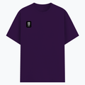 Basic T-Shirt | Unisex Fit, Sizes XS-2XL | 180 GSM Poly-Cotton Blend, DTF Ready | Bio-Wash, Silicon Finish, Durable Stitching | Adults | Personalized | DTF | Modern | Leadership | Confidence | Everyday | Calm - right pocket - Purple - mockup 4