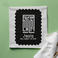 Cloth Napkin | Kitchen & Dining Accessory | 100% Polyester | Durable, Soft, Hemmed Edges | Unisex | Personalized | Modern | Leadership | Confidence | Everyday | Calm - front - White - mockup 1