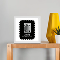 Framed Poster | Multiple Sizes | 300 GSM Art Paper | Laminated, Fade-Proof, 1-inch Frame | Unisex Home Decor | Personalized | DTG | Modern | Leadership | Confidence | Everyday | Calm - front_8x8In - 8x8In - mockup 1