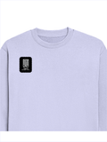 Oversized Sweatshirt | Roomy Relaxed Fit | 400 GSM Cotton Blend | Pre-Shrunk Drop Shoulder | Unisex Adult | Personalized | DTF | Modern | Leadership | Confidence | Everyday | Calm - right pocket - Lavender - mockup 4