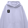 Oversized Hoodie | Relaxed Fit, Drop-Shoulder | 400 GSM Fabric | Warm, Durable | Unisex | Personalized | DTF | Modern | Leadership | Confidence | Everyday | Calm - right pocket - Lavender - mockup 4