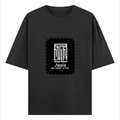 Oversized Standard T-Shirt | Unisex Relaxed Fit | 100% Super Combed Cotton DTG | Soft, Breathable & Durable | Adult | Personalized | DTG | Modern | Leadership | Confidence | Everyday | Calm - front - Black - mockup 1