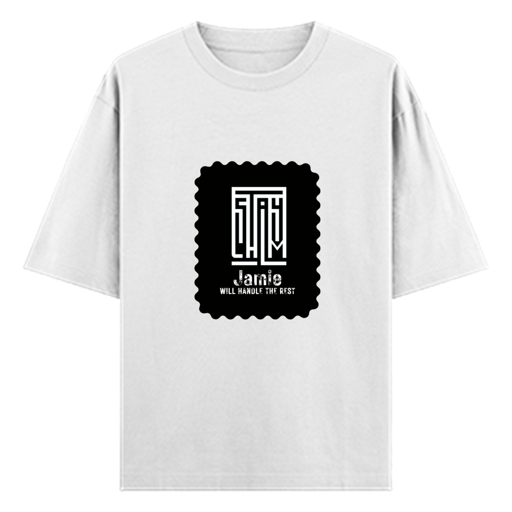 Oversized Standard T-Shirt | Unisex Relaxed Fit | 100% Super Combed Cotton DTG | Soft, Breathable & Durable | Adult | Personalized | DTG | Modern | Leadership | Confidence | Everyday | Calm - front - White - mockup 1