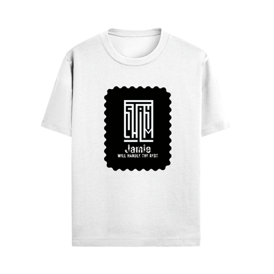 Male Standard Crew T-Shirt | Regular Fit | 100% Cotton DTF Print | Soft, Durable | Men | Personalized | DTF | Modern | Leadership | Confidence | Everyday | Calm - front - White - mockup 1