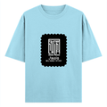 Oversized Classic T-Shirt | Unisex Oversized Fit | 100% Super-Combed Cotton | Pre-Shrunk & Ribbed Neck | Adults | Personalized | DTG | Modern | Leadership | Confidence | Everyday | Calm - front - Baby Blue - mockup 1