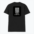 Men's V-Neck T-Shirt | Regular Fit | 180 GSM Bio-Washed Cotton | DTG Print | Durable | Personalized | DTG | Modern | Leadership | Confidence | Everyday | Calm - back - Black - mockup 2
