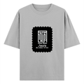 Oversized Classic T-Shirt | Unisex Fit | 100% Super-Combed Cotton | Pre-Shrunk, Double-Stitched | Adults | Personalized | DTF | Modern | Leadership | Confidence | Everyday | Calm - front - Grey Melange - mockup 1