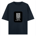 Oversized Classic T-Shirt | Unisex Fit | 100% Super-Combed Cotton | Pre-Shrunk, Double-Stitched | Adults | Personalized | DTF | Modern | Leadership | Confidence | Everyday | Calm - front - Navy Blue - mockup 1