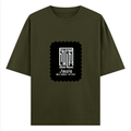 Oversized Classic T-Shirt | Unisex Fit | 100% Super-Combed Cotton | Pre-Shrunk, Double-Stitched | Adults | Personalized | DTF | Modern | Leadership | Confidence | Everyday | Calm - front - Olive Green - mockup 1
