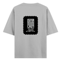 Oversized Classic T-Shirt | Unisex Fit | 100% Super-Combed Cotton | Pre-Shrunk, Double-Stitched | Adults | Personalized | DTF | Modern | Leadership | Confidence | Everyday | Calm - back - Grey Melange - mockup 2
