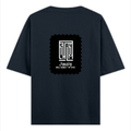Oversized Classic T-Shirt | Unisex Fit | 100% Super-Combed Cotton | Pre-Shrunk, Double-Stitched | Adults | Personalized | DTF | Modern | Leadership | Confidence | Everyday | Calm - back - Navy Blue - mockup 2