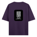 Oversized Classic T-Shirt | Unisex Fit | 100% Super-Combed Cotton | Pre-Shrunk, Double-Stitched | Adults | Personalized | DTF | Modern | Leadership | Confidence | Everyday | Calm - back - Purple - mockup 2