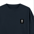 Oversized Classic T-Shirt | Unisex Fit | 100% Super-Combed Cotton | Pre-Shrunk, Double-Stitched | Adults | Personalized | DTF | Modern | Leadership | Confidence | Everyday | Calm - right pocket - Navy Blue - mockup 4