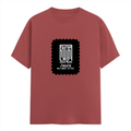 Classic Crew T-Shirt | Men's Regular Fit | 180 GSM Bio-Washed Cotton | DTG Print Ready | Double-Stitched & Ribbed Neck | Personalized | DTG | Modern | Leadership | Confidence | Everyday | Calm - front - Coral - mockup 1