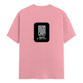Classic Crew T-Shirt | Men's Regular Fit | 180 GSM Bio-Washed Cotton | DTG Print Ready | Double-Stitched & Ribbed Neck | Personalized | DTG | Modern | Leadership | Confidence | Everyday | Calm - back - Flamingo - mockup 2
