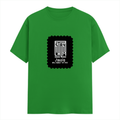 Men's Classic Crew T-Shirt | Regular Fit | 180 GSM Bio-Washed Cotton | DTF Print Ready | Pre-Shrunk, Durable | Personalized | DTF | Modern | Leadership | Confidence | Everyday | Calm - front - Flag Green - mockup 1