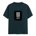 Men's Classic Crew T-Shirt | Regular Fit | 180 GSM Bio-Washed Cotton | DTF Print Ready | Pre-Shrunk, Durable | Personalized | DTF | Modern | Leadership | Confidence | Everyday | Calm - front - Petrol Blue - mockup 1