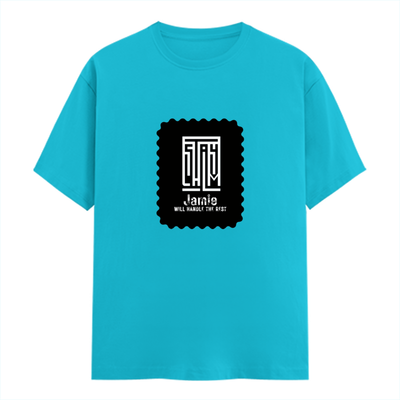 Men's Classic Crew T-Shirt | Regular Fit | 180 GSM Bio-Washed Cotton | DTF Print Ready | Pre-Shrunk, Durable | Personalized | DTF | Modern | Leadership | Confidence | Everyday | Calm - front - SkyBlue - mockup 1