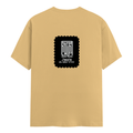 Men's Classic Crew T-Shirt | Regular Fit | 180 GSM Bio-Washed Cotton | DTF Print Ready | Pre-Shrunk, Durable | Personalized | DTF | Modern | Leadership | Confidence | Everyday | Calm - back - Beige - mockup 2