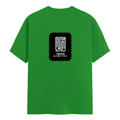 Men's Classic Crew T-Shirt | Regular Fit | 180 GSM Bio-Washed Cotton | DTF Print Ready | Pre-Shrunk, Durable | Personalized | DTF | Modern | Leadership | Confidence | Everyday | Calm - back - Flag Green - mockup 2
