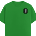 Men's Classic Crew T-Shirt | Regular Fit | 180 GSM Bio-Washed Cotton | DTF Print Ready | Pre-Shrunk, Durable | Personalized | DTF | Modern | Leadership | Confidence | Everyday | Calm - left pocket - Flag Green - mockup 3