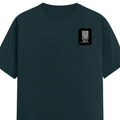 Men's Classic Crew T-Shirt | Regular Fit | 180 GSM Bio-Washed Cotton | DTF Print Ready | Pre-Shrunk, Durable | Personalized | DTF | Modern | Leadership | Confidence | Everyday | Calm - left pocket - Petrol Blue - mockup 3
