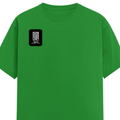Men's Classic Crew T-Shirt | Regular Fit | 180 GSM Bio-Washed Cotton | DTF Print Ready | Pre-Shrunk, Durable | Personalized | DTF | Modern | Leadership | Confidence | Everyday | Calm - right pocket - Flag Green - mockup 4