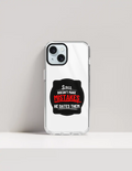 Hard Clear Case | iPhone | TPU Sides & PC Back | Detachable Camera Protector, Scratch-Proof | Unisex | Personalized | Bold Typography | Humor | Relationships | Casual | Amusing - front_15 - 15 - mockup 8